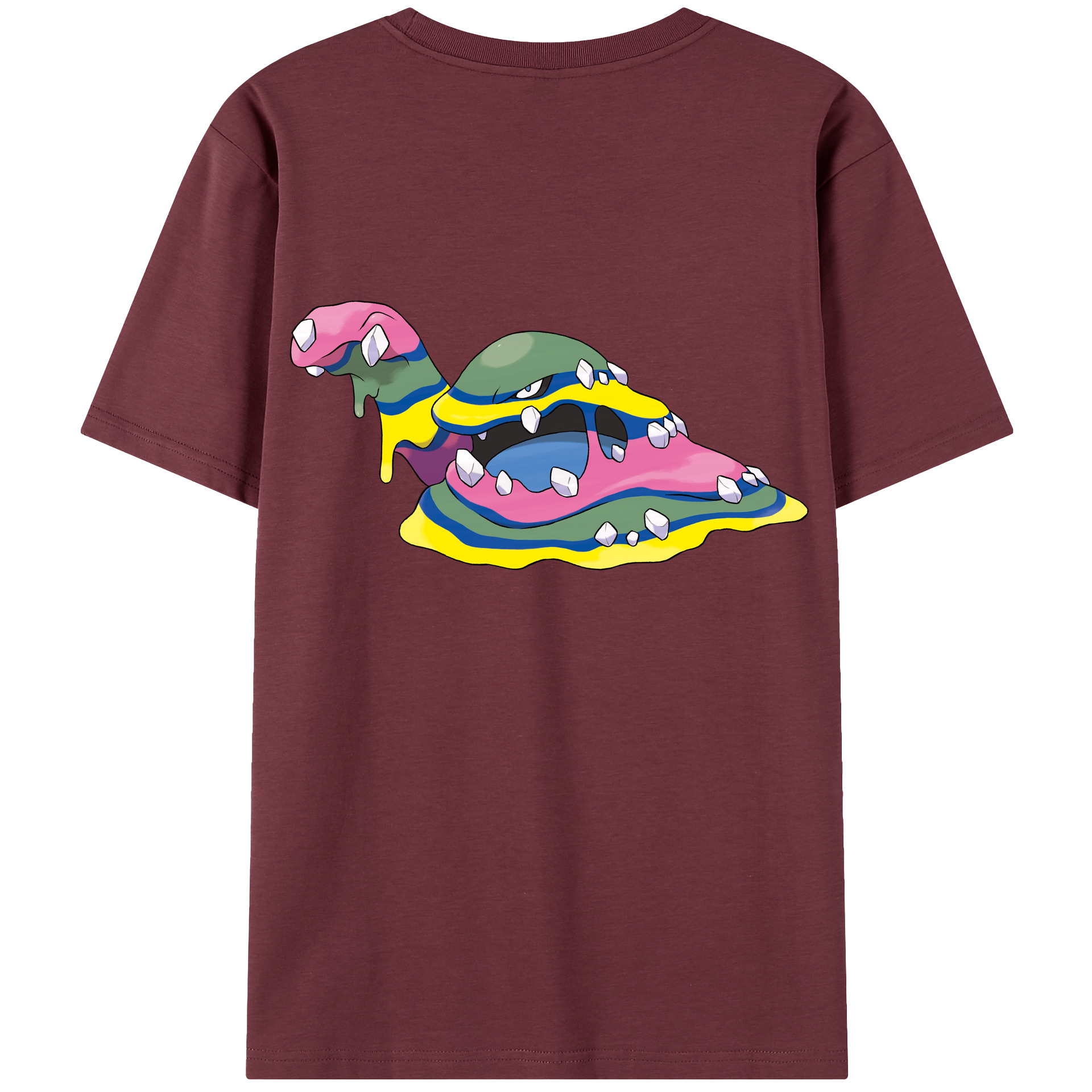 （画像用） ポケットモンスター Pokémon 綿100％半袖Tシャツ（背面プリント）